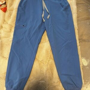 Figs Men's Slate Blue Jogger Pants with Drawstring